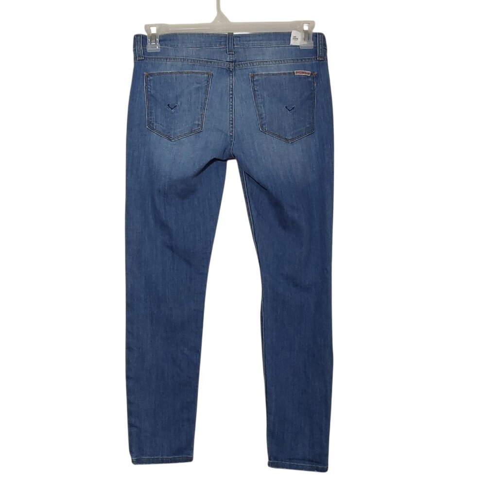 Hudson Jeans NWOT Krista Low-Rise Crop Super Skinny Distressed Status Wash - 27 - Picture 6 of 12